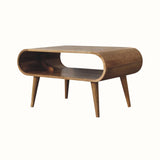 Laurie Open Coffee Table, Small - Natural