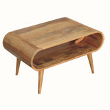 Laurie Open Coffee Table, Small - Natural