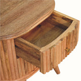 Jalla Bedside Table, Small - Natural
