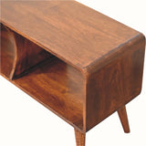 Leckie Double TV Stand, Large - Chestnut