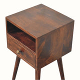 Littler Bedside Table, Small - California Walnut