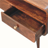 Hamade Open TV Stand, Medium - California Walnut