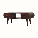 Merrill 2 Drawer Media Unit - California Walnut