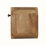 Hamade Open Wall-Mounted Bedside Table, Mini - Natural