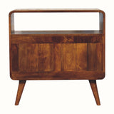Hamade Open Chest of 2 Drawers, Mini - Chestnut