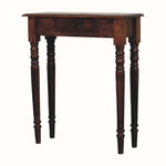 Louis Slim Console Table, Medium - Chestnut