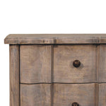Emile 3 Drawer Bedside Table, Medium - Acid Wash