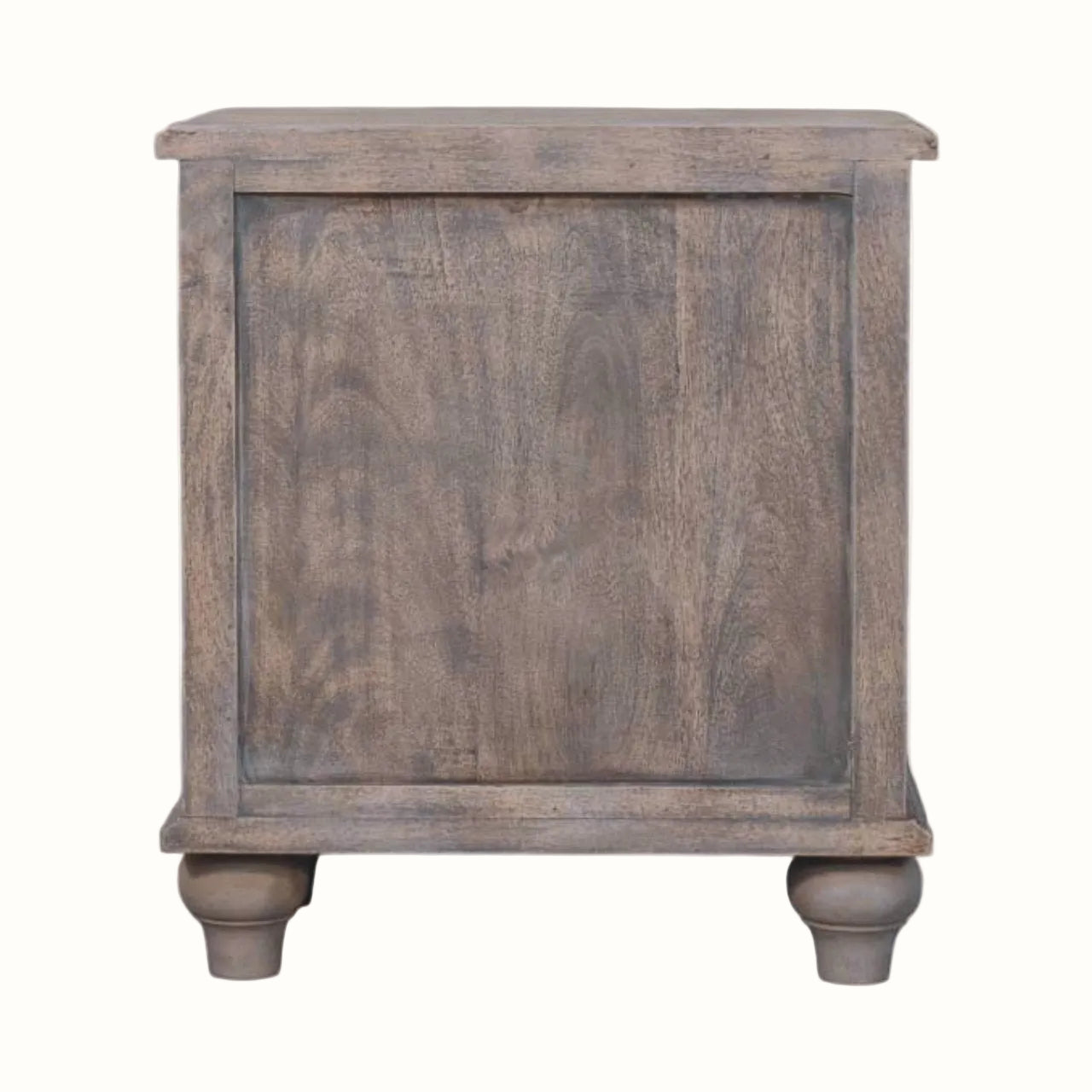 Emile 3 Drawer Bedside Table, Medium - Acid Wash