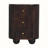Jalla Bedside Table, Medium - Mocha