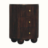 Jalla Bedside Table, Medium - Mocha