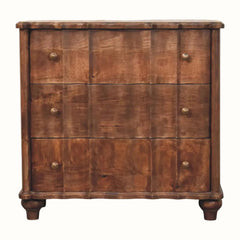 Emile Chest of 3 Drawers - Roasted Almond
