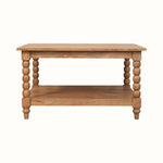 Arlen Spindle Coffee Table, Medium - Golden Teak
