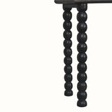 Arlen Spindle Console Table, Medium - Carbon Ash
