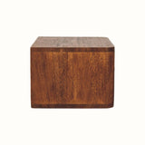 Vila Wall-Mounted Bedside Table, Small - Tiger Oak