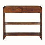 Orel 2 Drawer Console Table, Medium - Chestnut