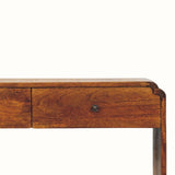 Orel 2 Drawer Console Table, Medium - Chestnut