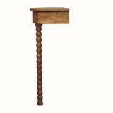 Arlen Spindle Radiator Console Table - Natural