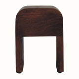 Eden 1 Drawer Bedside Table, Mini - Roasted Almond