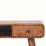 Hamade Open Writing Desk - Honey Caramel
