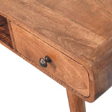 Hamade Open Writing Desk - Honey Caramel