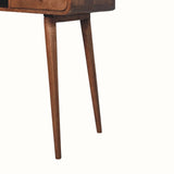Hamade Open Writing Desk - Honey Caramel