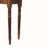 Louis 3 Drawer Console Table, Large - Natural