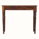 Louis 2 Drawer Console Table, Medium - Chestnut