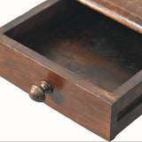 Louis Console Table with 3 Drawers, Large - Walnut