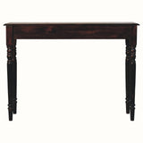 Louis Console Table with 3 Drawers, Large - Walnut