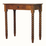 Arlen Spindle Dressing Table - Amber Oak