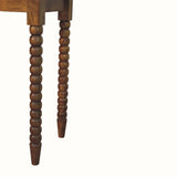 Arlen Spindle Dressing Table - Amber Oak