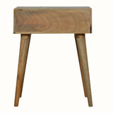 Felix 1 Drawer Bedside Table, Medium - Natural