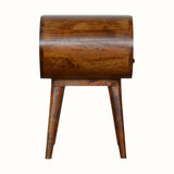 Merrill Open Bedside Table - Chestnut