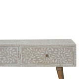Marlo Taupe Floral Bone Coffee Table