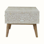 Marlo Taupe Floral Bone Coffee Table