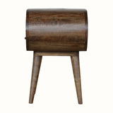 Merrill Open Bedside Table - Grey Wash
