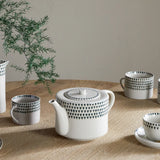 Juniper Drop Mug - Cream & Juniper - Small (Set of 2)