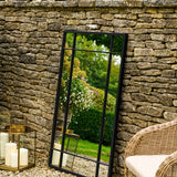 Ledwell Panelled Mirror, Medium - Black
