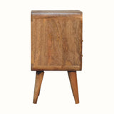 Babej Open Bedside Table, Small - Natural