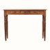 Louis Writing Desk with 3 Drawers, Large - Honey Caramel