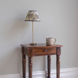Louis 1 Drawer Bedside Table, Small -  Chestnut