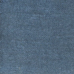 A close up photograph showing our mid blue linen sample.