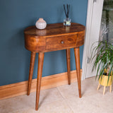 Molina Console Table, Small - Chestnut