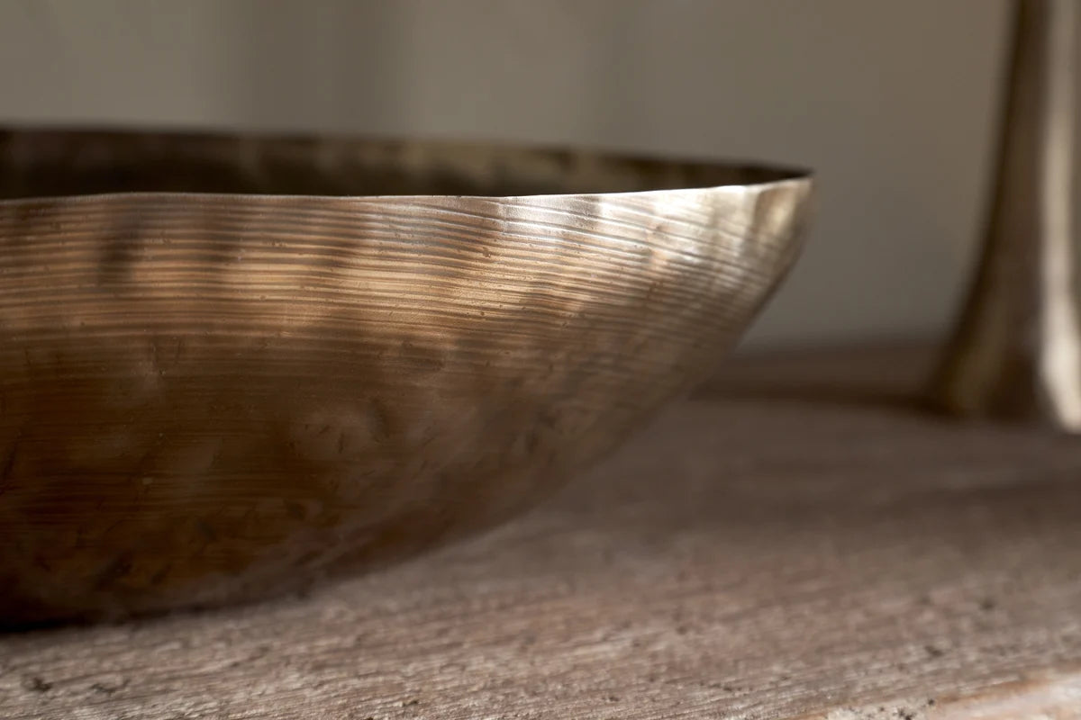 Malar Hammered Bowl - Brass