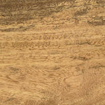 A close up photograph showing our natural mango wood sample.