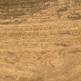 A close up photograph showing our natural mango wood sample.