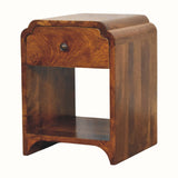 Orel Bedside Table, Small - Chestnut