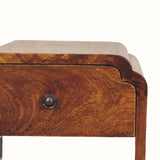 Orel Bedside Table, Small - Chestnut
