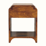 Orel Bedside Table, Small - Chestnut