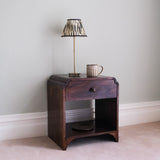 Orel Bedside Table, Medium - California Walnut